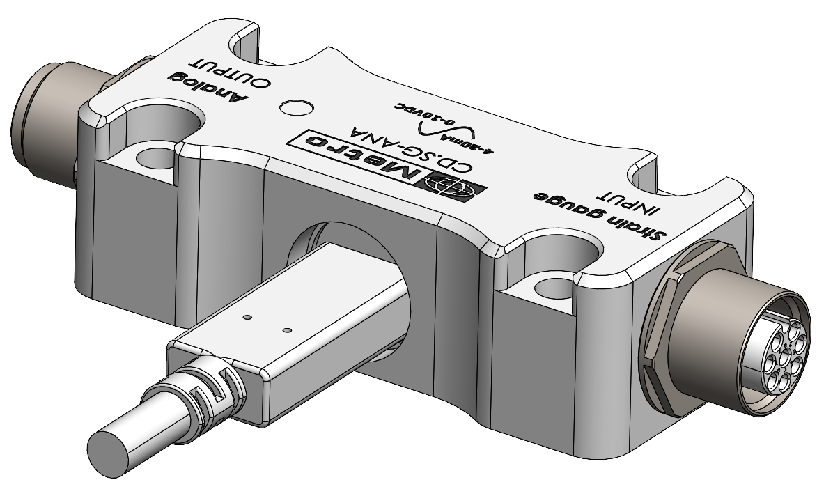 Conditionneur CD1-SG-ANA intégré à une machine spéciale pour la surveillance d'effort
